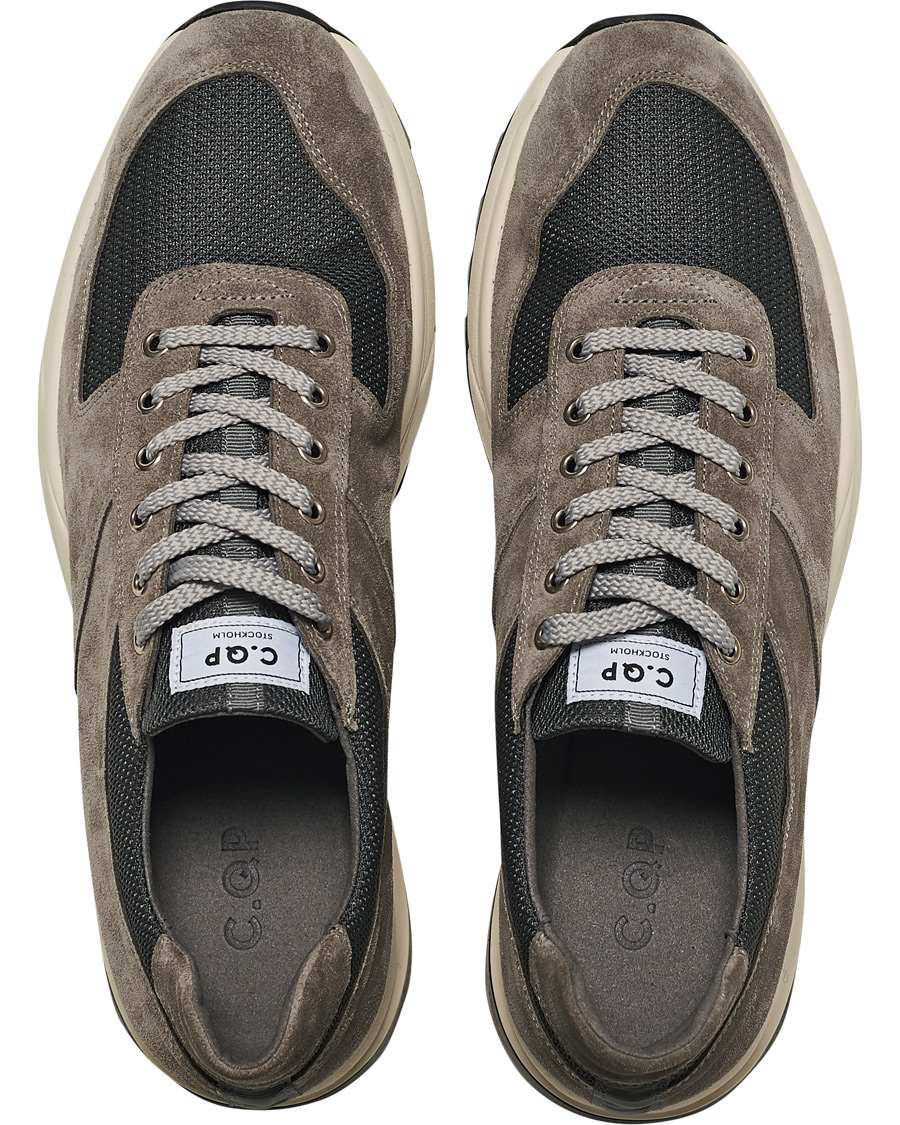 Homme | C.QP Stride Suede/Nylon Runner Granit | CQP | C.QP Stride Suede/Nylon Runner Granit
