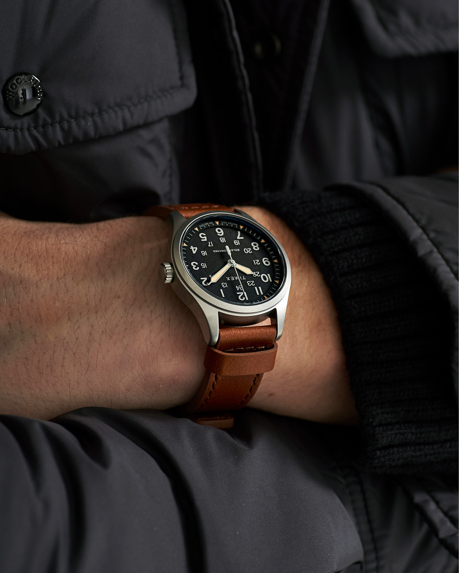 Homme | Timex Field Post Solar Watch 36mm Brown/Black | Timex | Field Post Solar Watch 36mm Brown/Black
