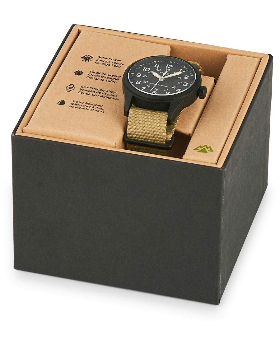Heren | Timex Field Post Solar Watch 36mm Green/Black | Timex | Field Post Solar Watch 36mm Green/Black