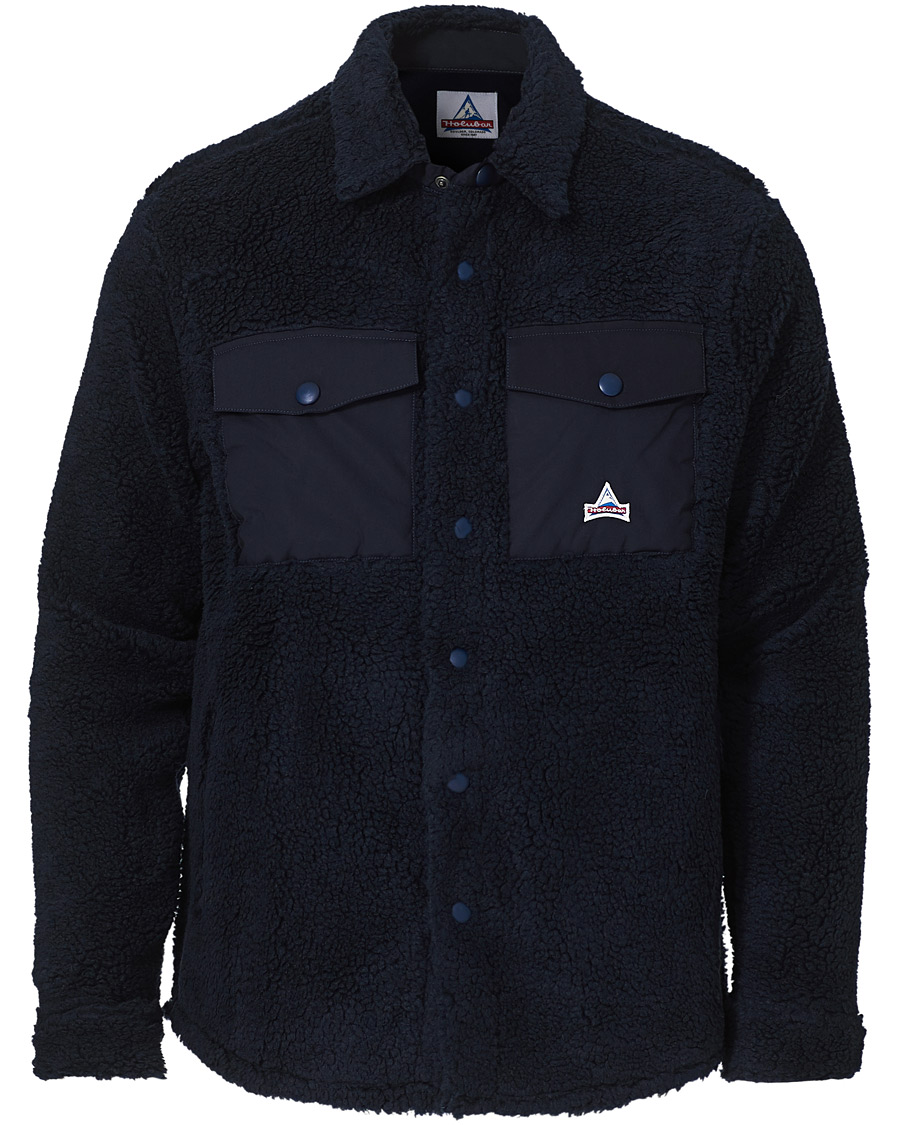Heren | Overhemden | Holubar | M155 Fleece Overshirt Dark Blue