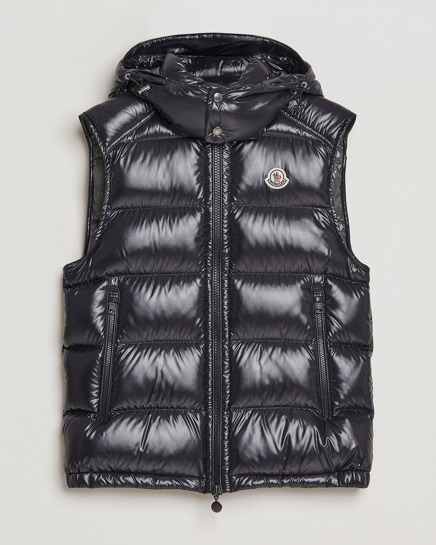 Homme | Manteaux Et Vestes | Moncler | Bormes Hooded Down Vest Black