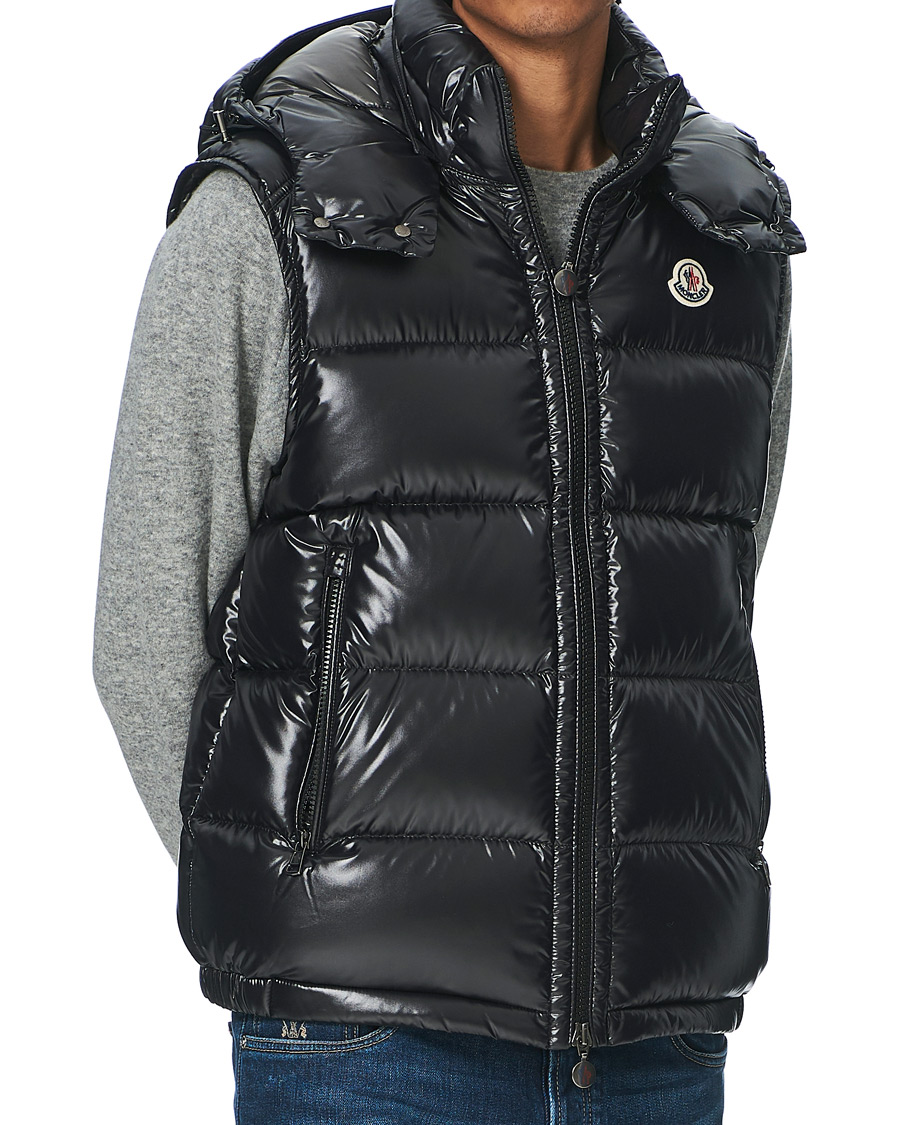 Homme | Manteaux Et Vestes | Moncler | Bormes Hooded Down Vest Black