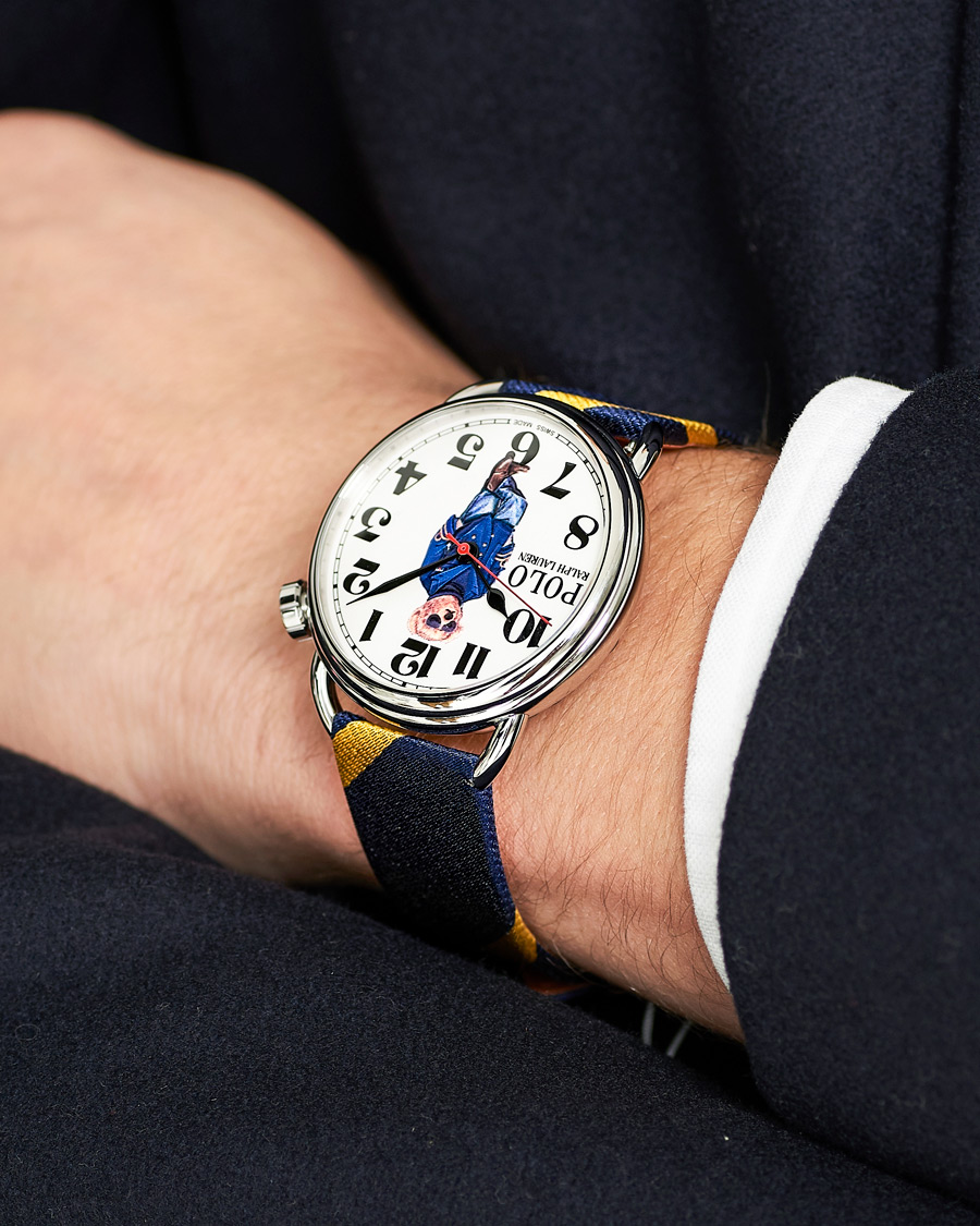 Homme | Polo Ralph Lauren 42mm Automatic Nautical Bear White Dial | Polo Ralph Lauren | 42mm Automatic Nautical Bear White Dial