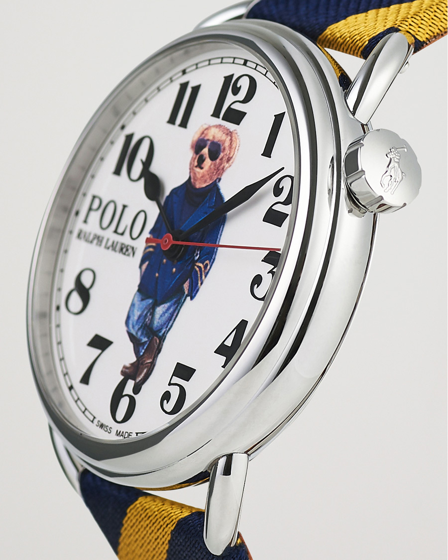 Homme | Polo Ralph Lauren 42mm Automatic Nautical Bear White Dial | Polo Ralph Lauren | 42mm Automatic Nautical Bear White Dial