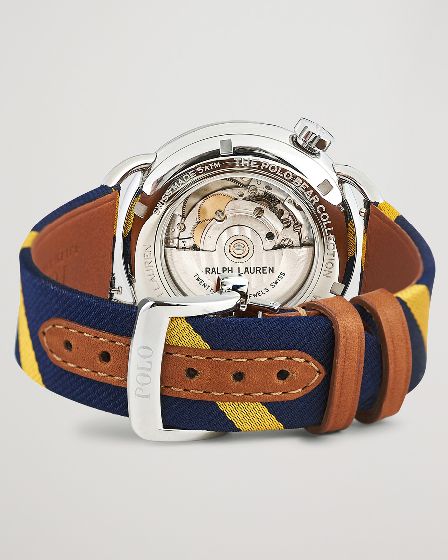 Homme | Polo Ralph Lauren 42mm Automatic Nautical Bear White Dial | Polo Ralph Lauren | 42mm Automatic Nautical Bear White Dial