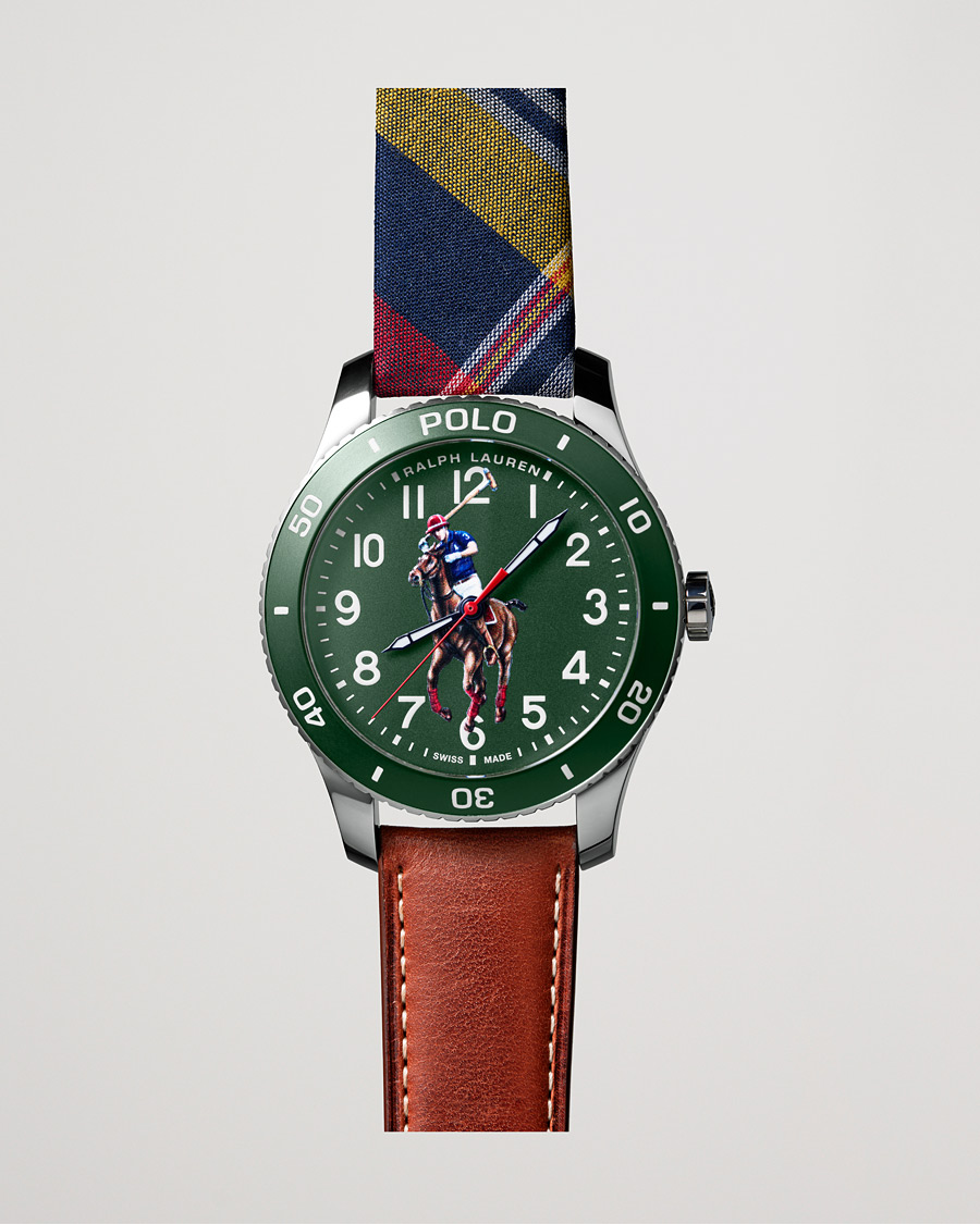 Homme | Polo Ralph Lauren 42mm Automatic Pony Player Green Dial | Polo Ralph Lauren | 42mm Automatic Pony Player Green Dial