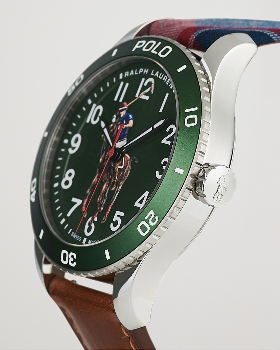 Homme | Polo Ralph Lauren 42mm Automatic Pony Player Green Dial | Polo Ralph Lauren | 42mm Automatic Pony Player Green Dial