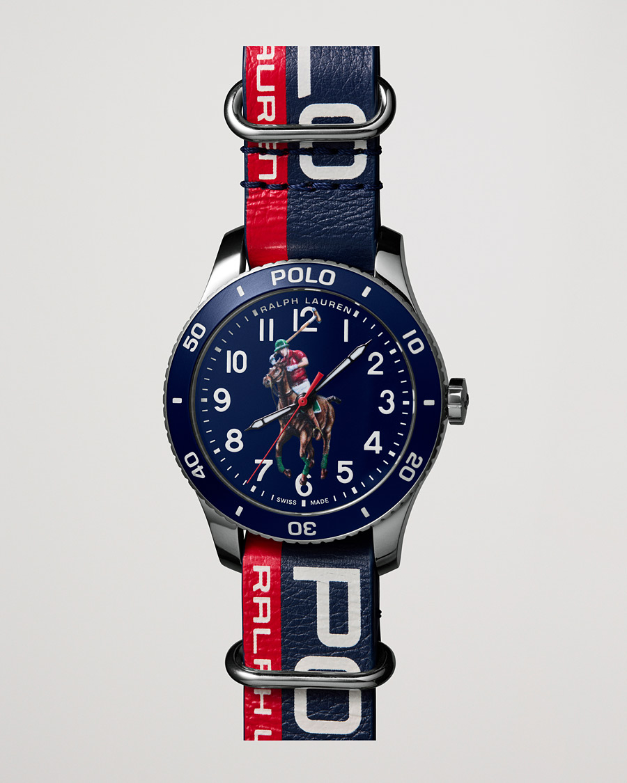 Homme | Polo Ralph Lauren 42mm Automatic Pony Player Blue Dial | Polo Ralph Lauren | 42mm Automatic Pony Player Blue Dial