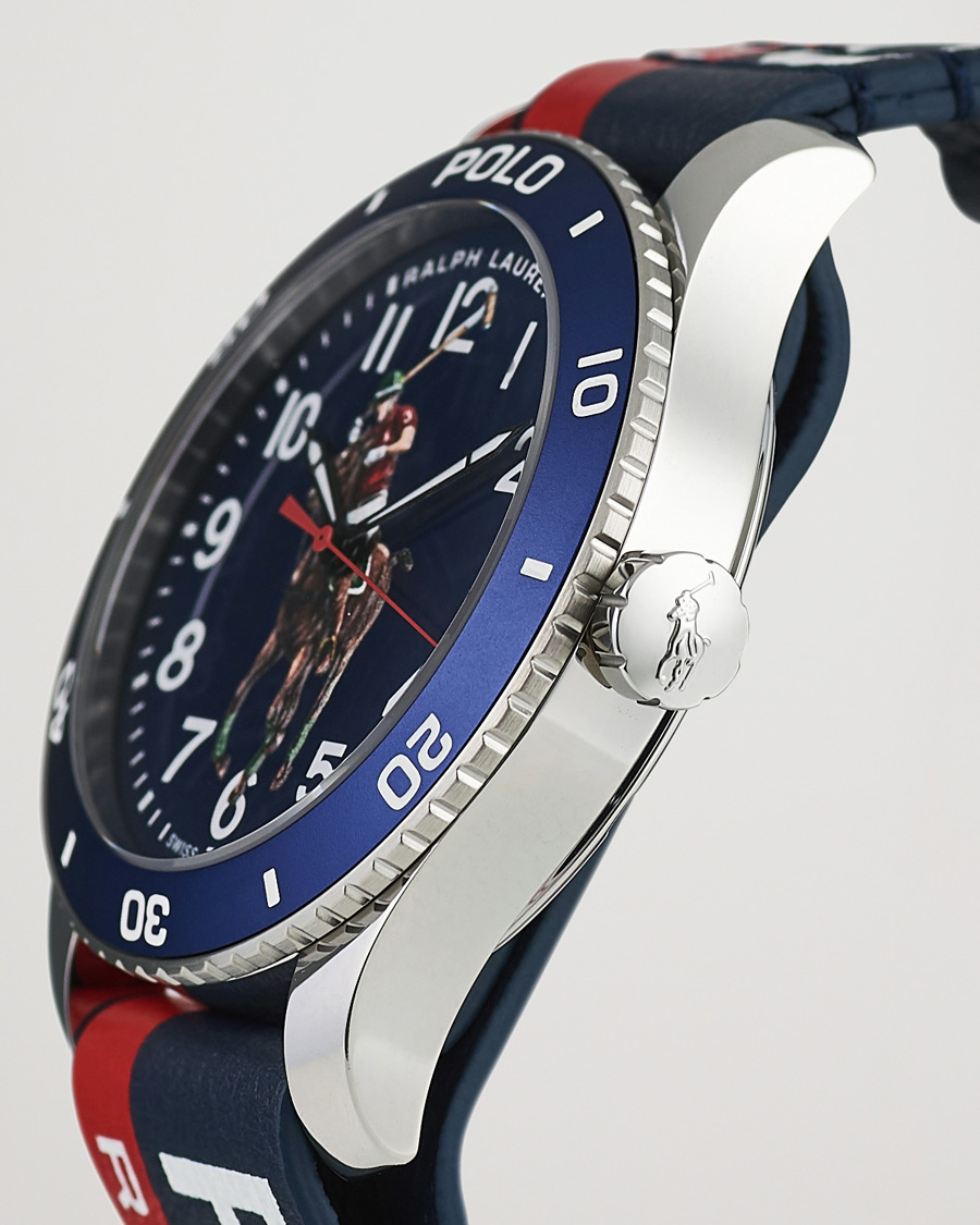 Homme | Polo Ralph Lauren 42mm Automatic Pony Player Blue Dial | Polo Ralph Lauren | 42mm Automatic Pony Player Blue Dial
