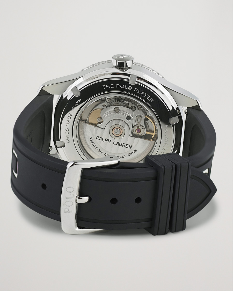 Homme | Polo Ralph Lauren 42mm Automatic Pony Player White Dial/Brown Bezel | Polo Ralph Lauren | 42mm Automatic Pony Player White Dial/Brown Bezel
