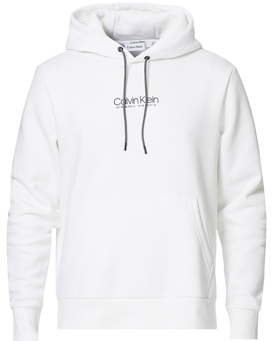 Homme | Pulls Et Tricots | Calvin Klein | Coordintaes Logo Hoodie White