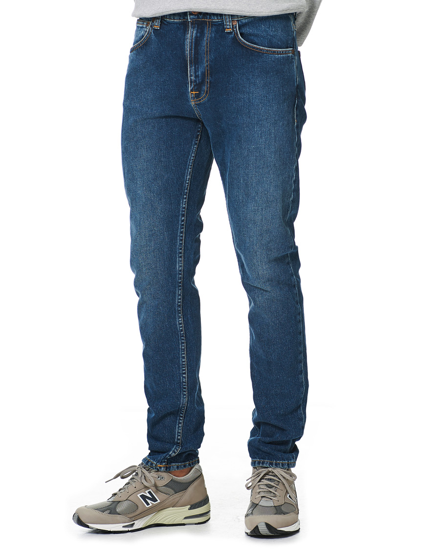 Homme | Jeans | Nudie Jeans | Lean Dean Stretch Jeans Ivy Navy