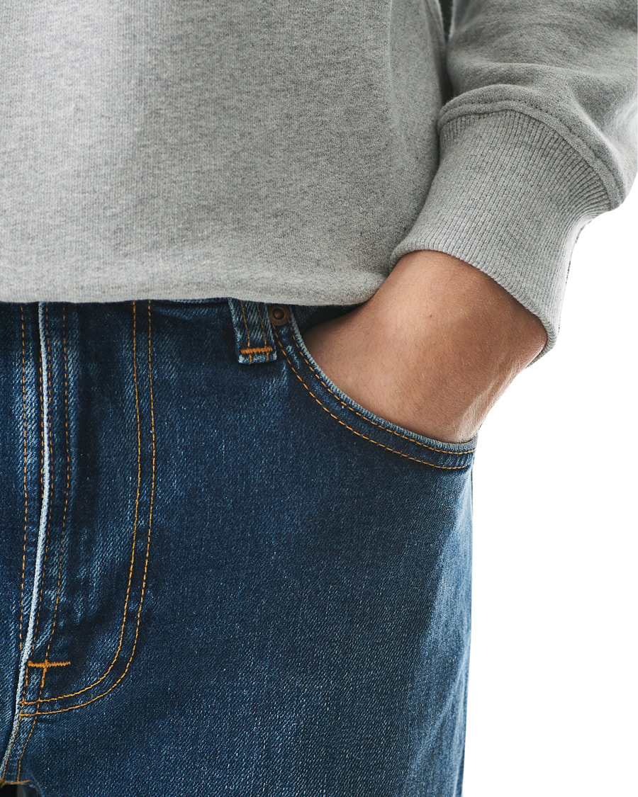 Homme | Jeans | Nudie Jeans | Lean Dean Stretch Jeans Ivy Navy