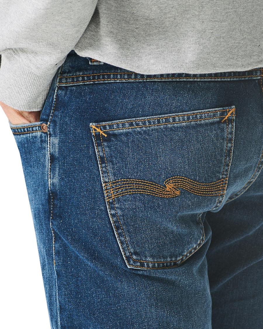 Homme | Jeans | Nudie Jeans | Lean Dean Stretch Jeans Ivy Navy