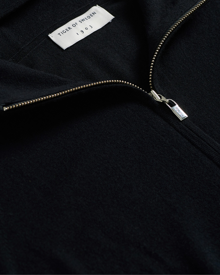 Homme | Pulls Et Tricots | Tiger of Sweden | Navette Knitted Merino Sweater Dark Navy