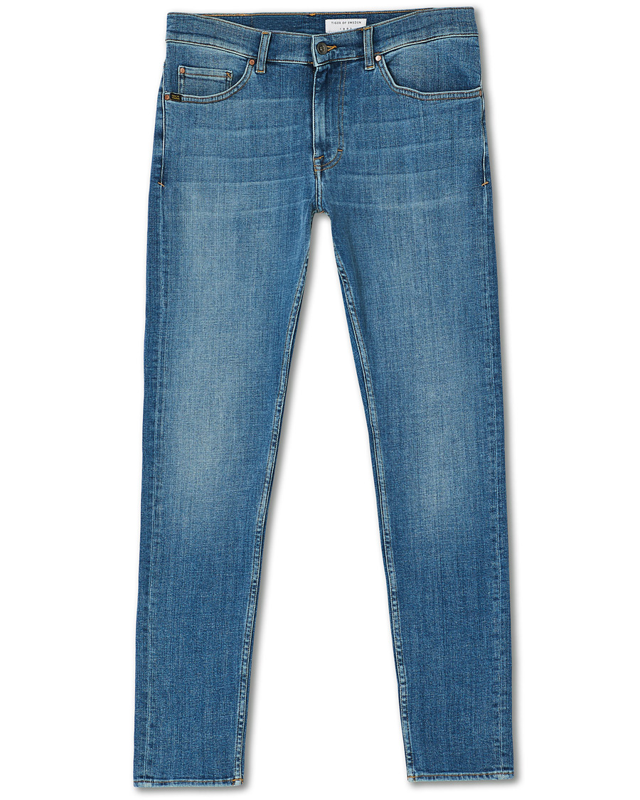 Homme | Jeans | Tiger of Sweden | Evolve Cotton Jeans Medium Blue