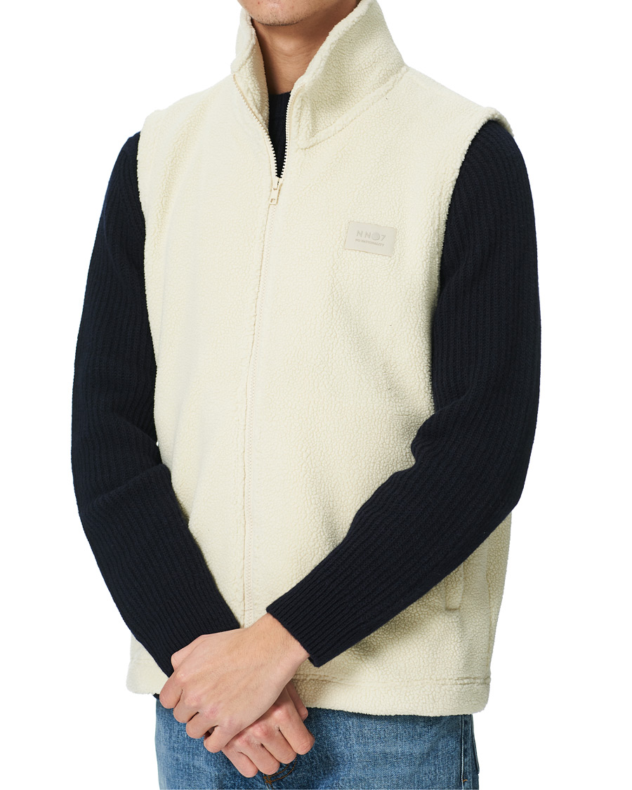 Homme | Pulls Et Tricots | NN07 | Nil Recycled Fleece Vest Ecru
