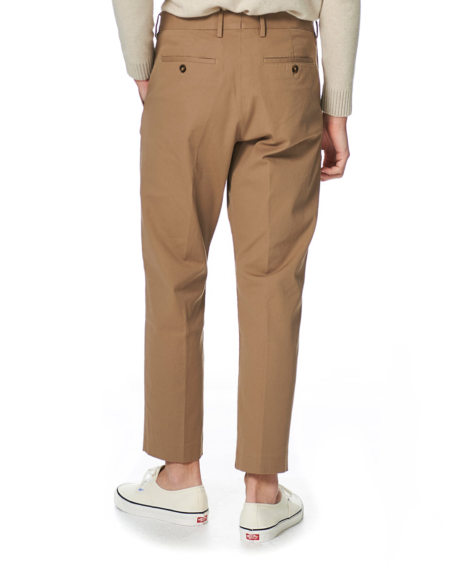 Heren | Broeken | NN07 | Bill Cropped Cotton Trousers Khaki