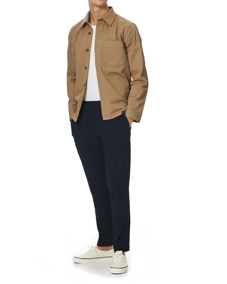 Homme | Chemises | NN07 | Peter Cotton Overshirt Khaki