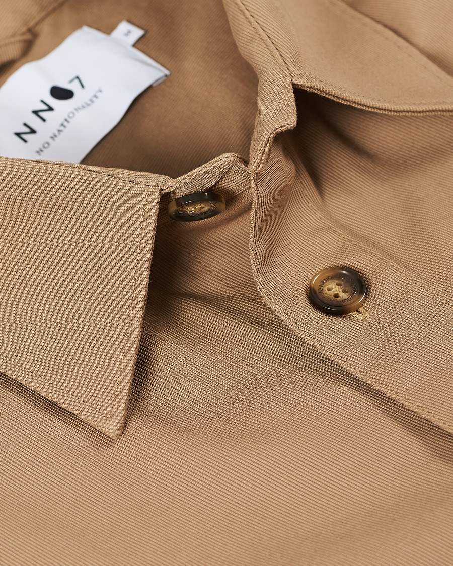 Homme | Chemises | NN07 | Peter Cotton Overshirt Khaki