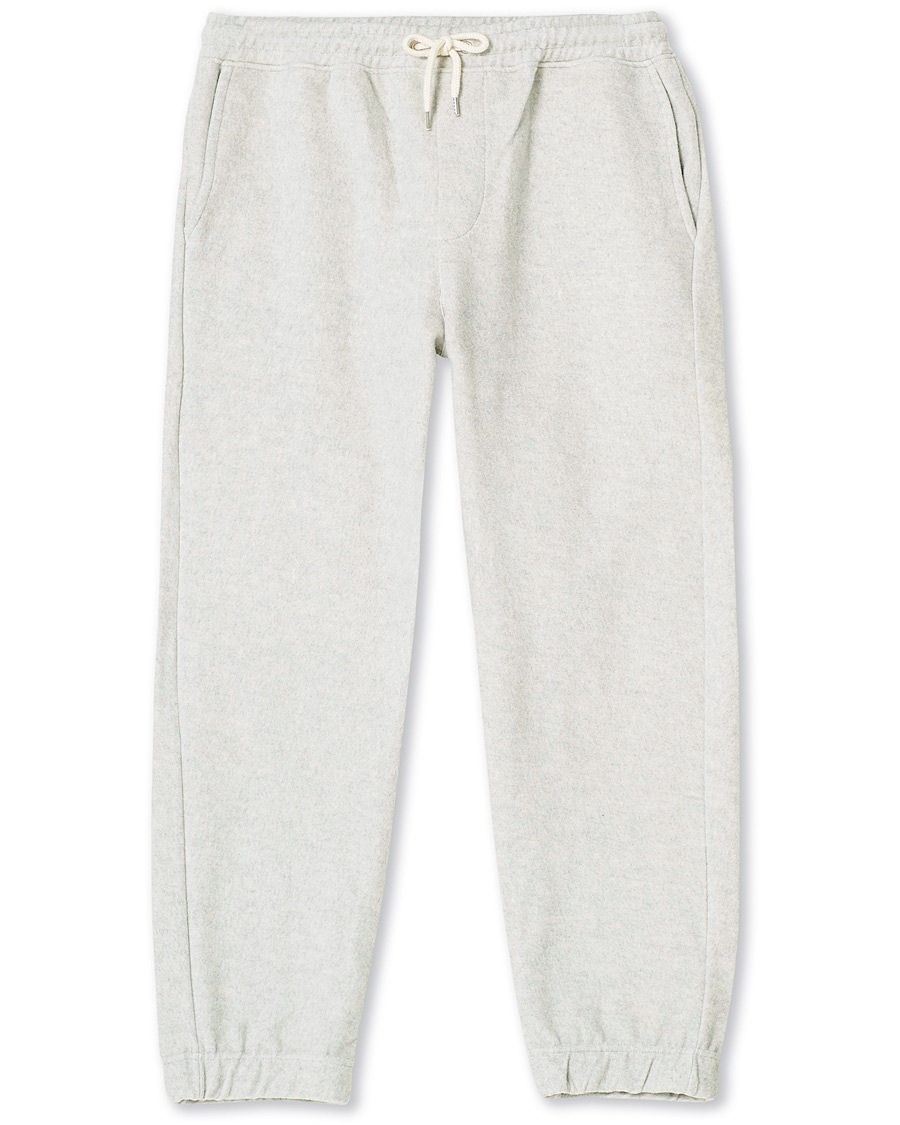 Homme | Pantalons | NN07 | Fred Cotton Fleece Sweatpants Light Grey