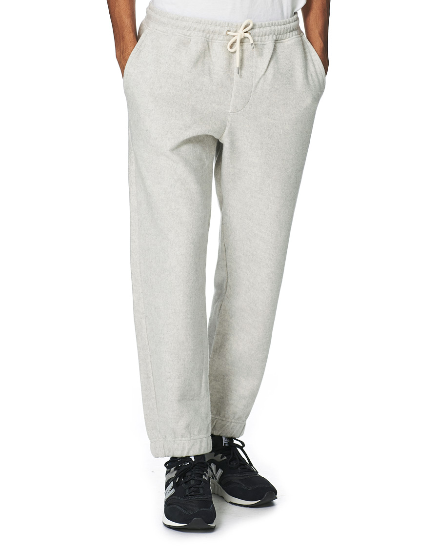 Homme | Pantalons | NN07 | Fred Cotton Fleece Sweatpants Light Grey