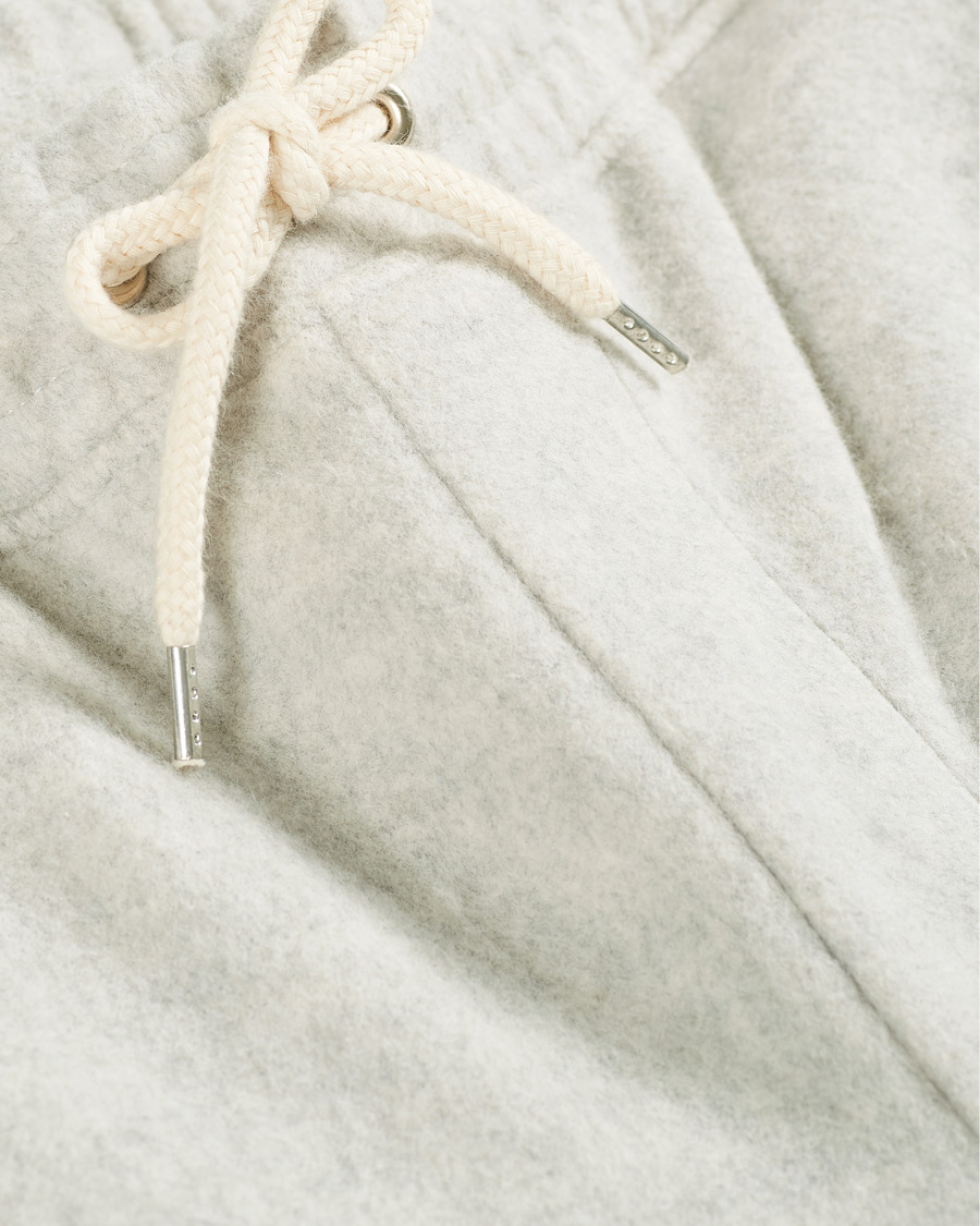 Homme | Pantalons | NN07 | Fred Cotton Fleece Sweatpants Light Grey
