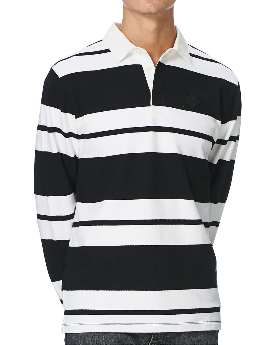 Homme | Pulls Et Tricots | J.Lindeberg | Reed Cotton Rugby Shirt Black