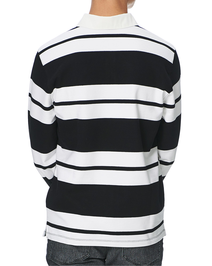 Homme | Pulls Et Tricots | J.Lindeberg | Reed Cotton Rugby Shirt Black