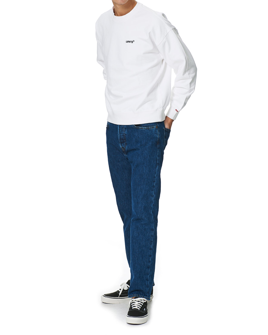 Heren | Truien | Levi's | Red Tab Crew Neck Sweatshirt White