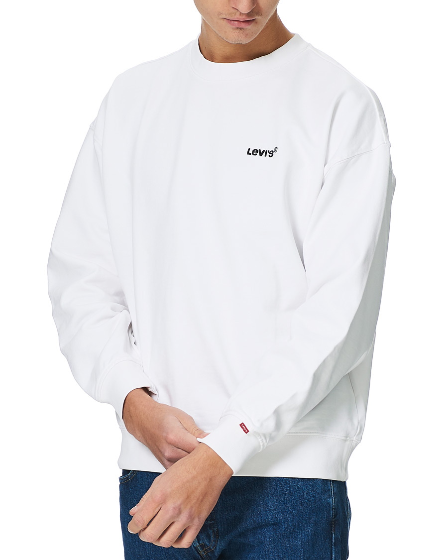 Heren | Truien | Levi's | Red Tab Crew Neck Sweatshirt White