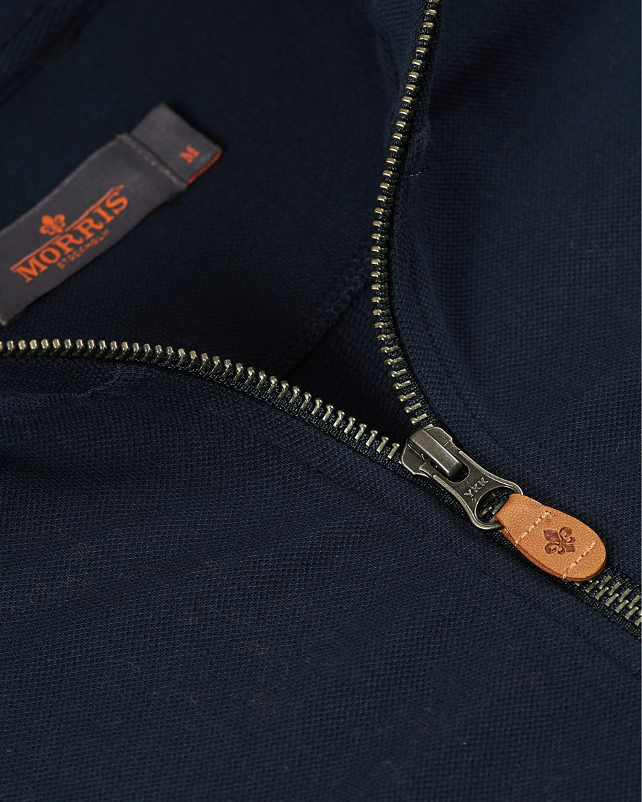Homme | Pulls Et Tricots | Morris | Nyle Cotton Full Zip Old Blue