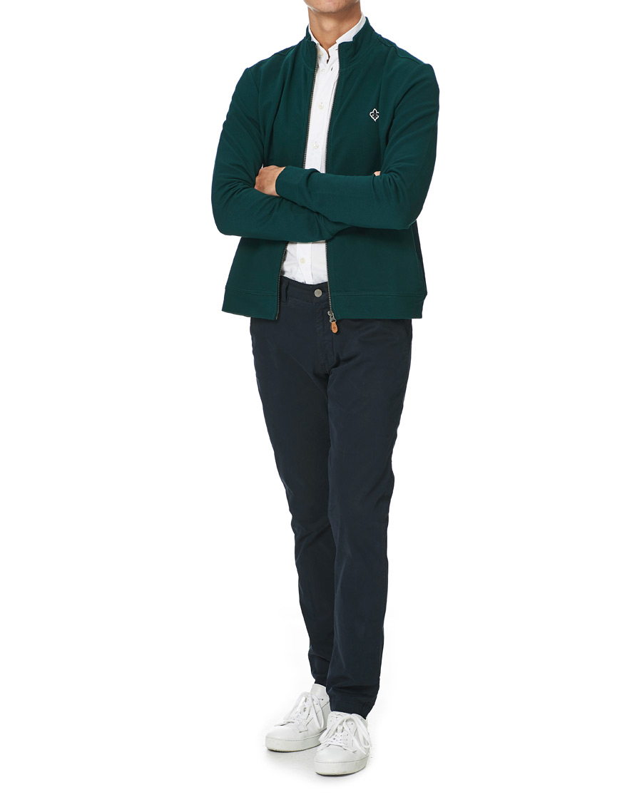 Homme | Pulls Et Tricots | Morris | Nyle Cotton Full Zip Green
