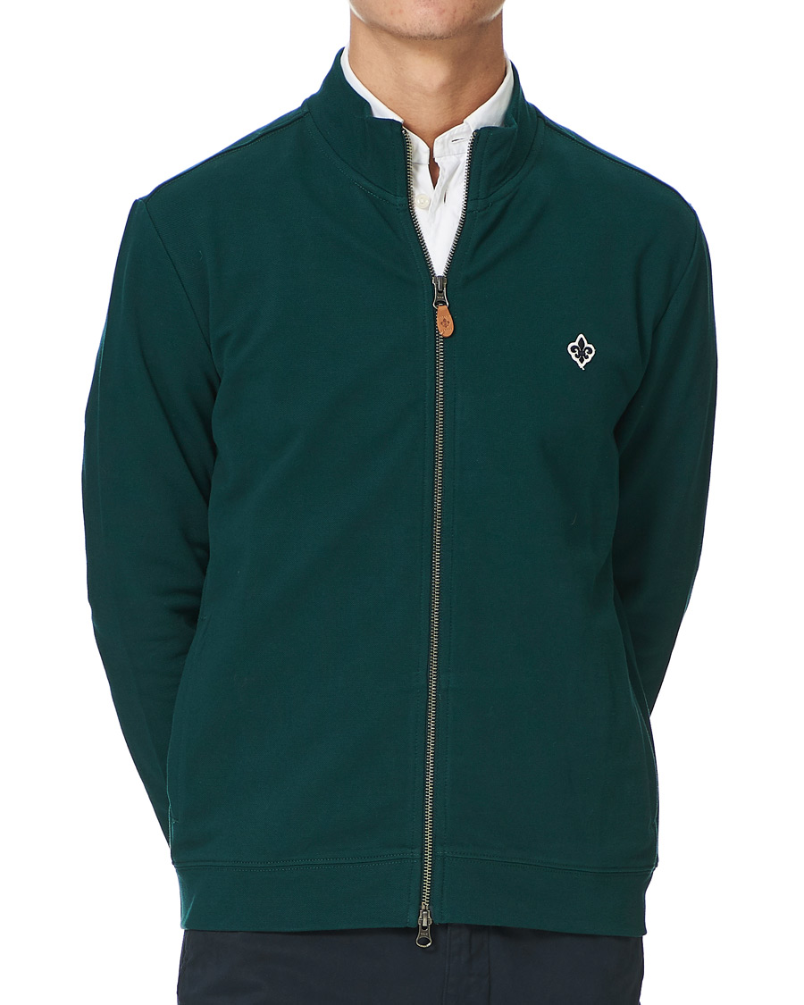 Homme | Pulls Et Tricots | Morris | Nyle Cotton Full Zip Green