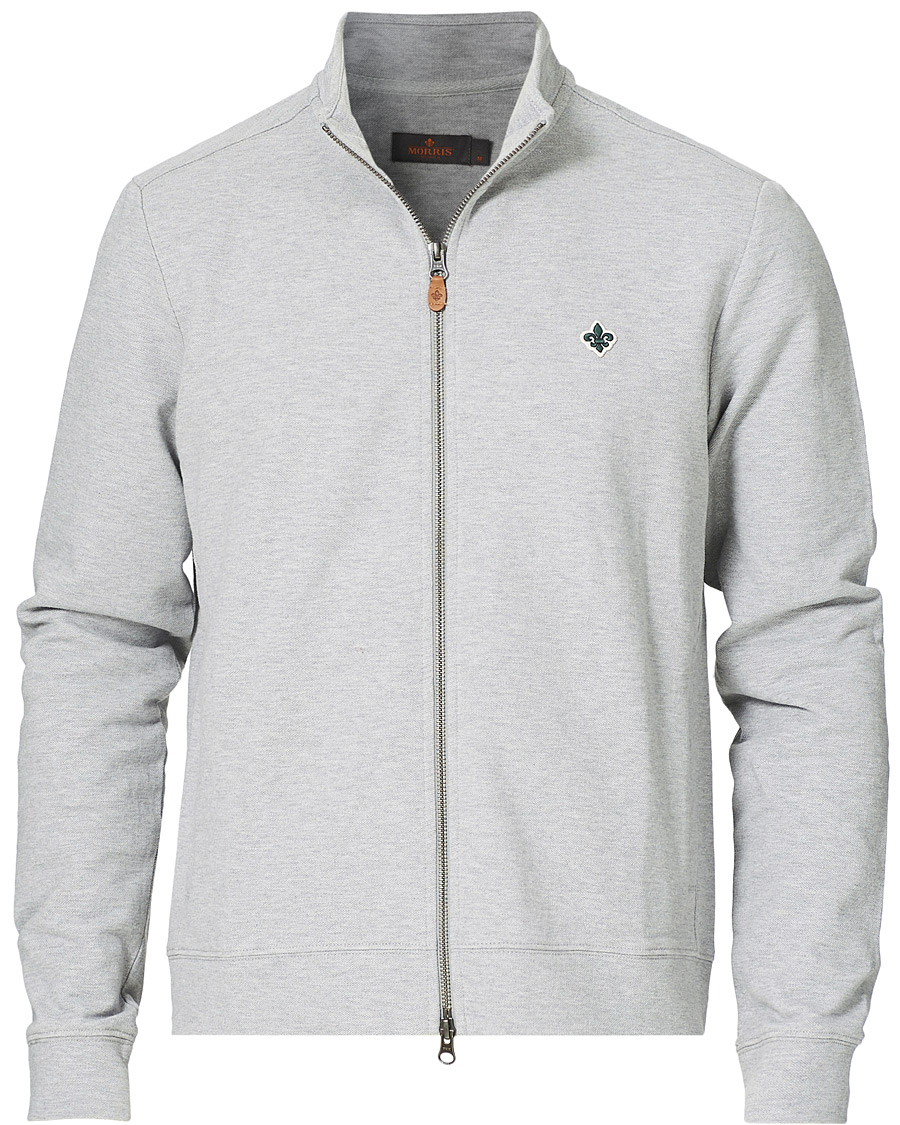 Homme | Pulls Et Tricots | Morris | Nyle Cotton Full Zip Grey