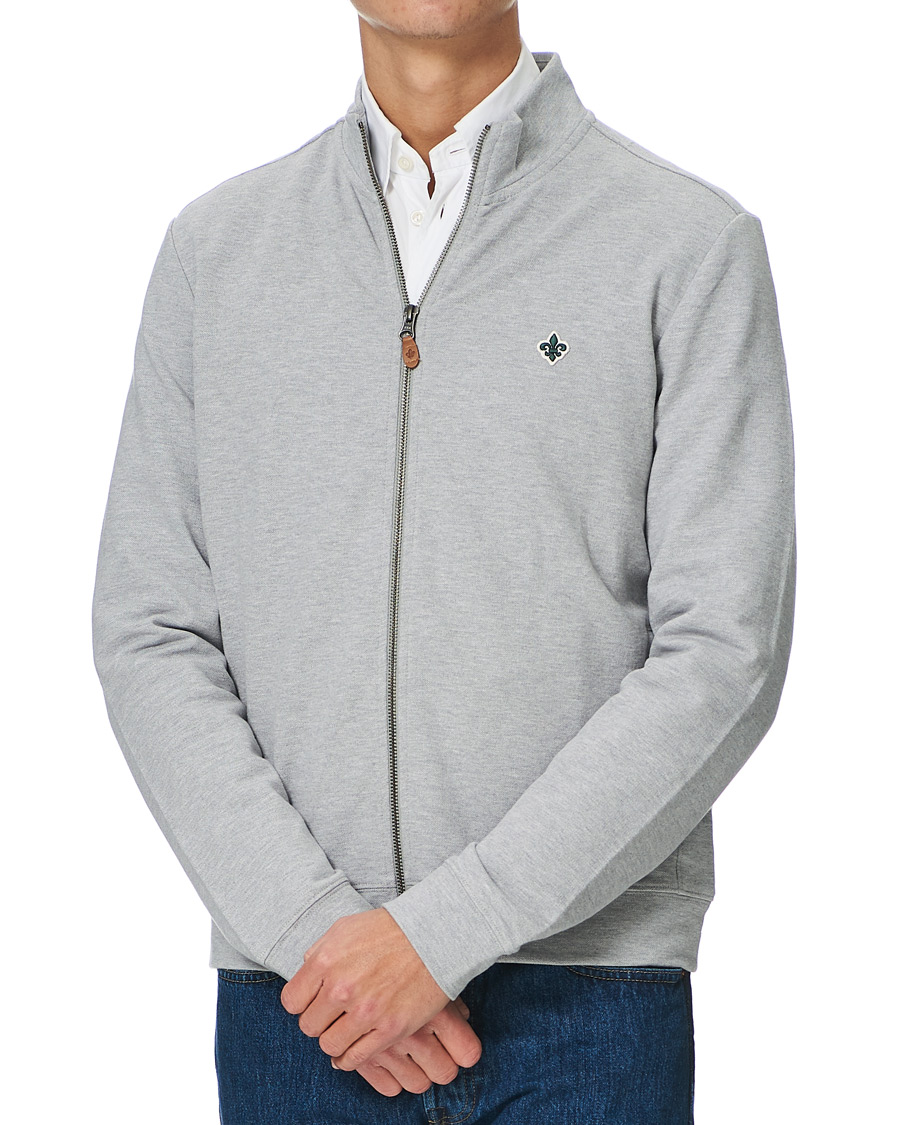 Homme | Pulls Et Tricots | Morris | Nyle Cotton Full Zip Grey