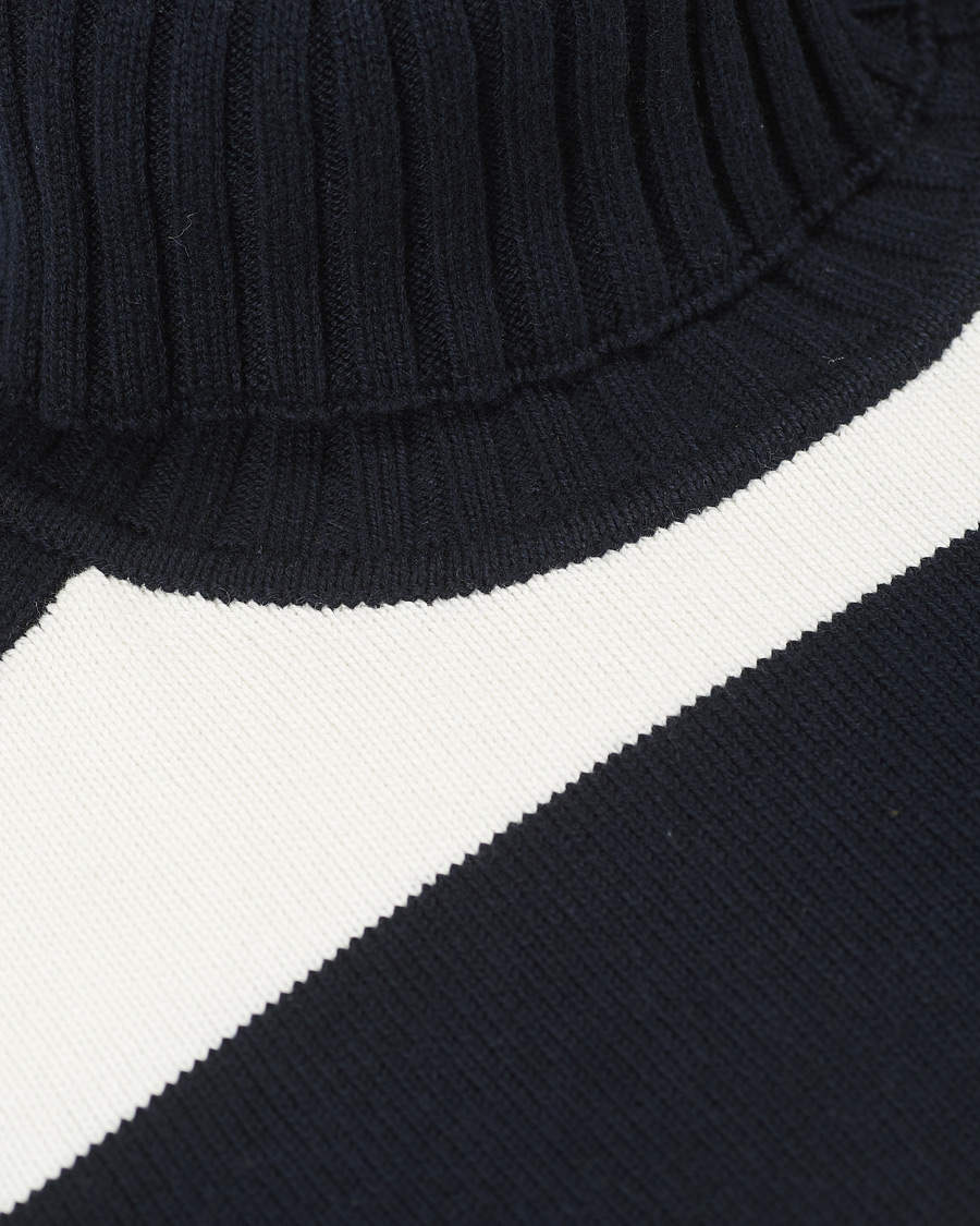 Homme | Pulls Et Tricots | Morris | Davy Cotton Rollneck Blue/White