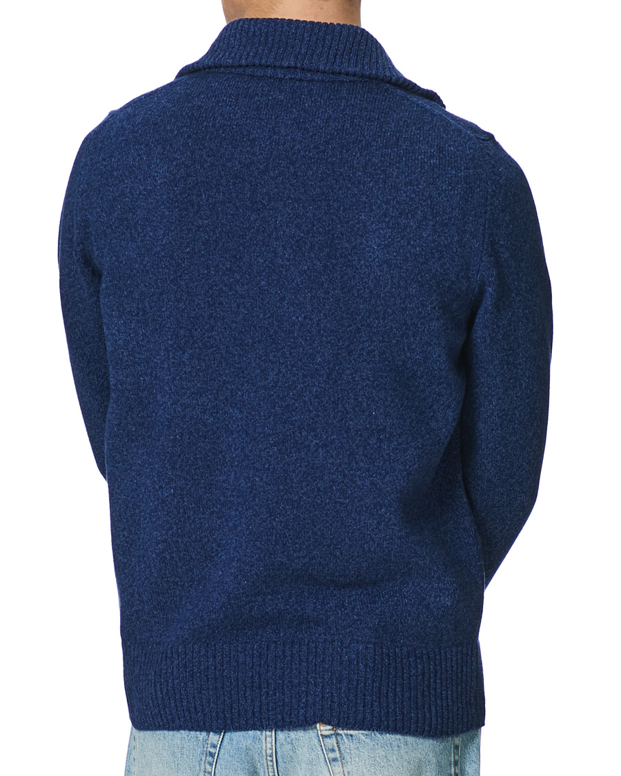 Homme | Pulls Et Tricots | Morris | Kieran Wool Half Zip Navy