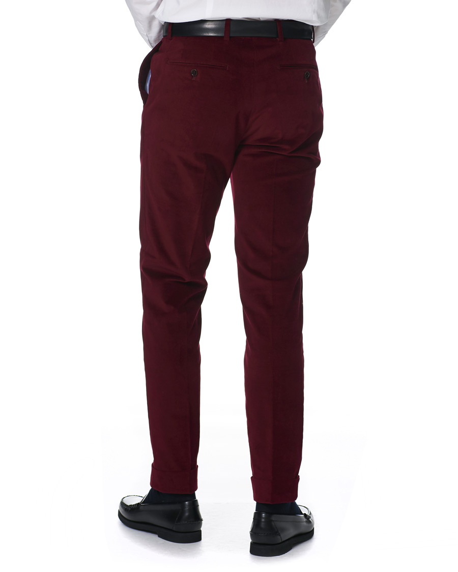 Homme | Pantalons | Morris | Velvet Trousers Wine