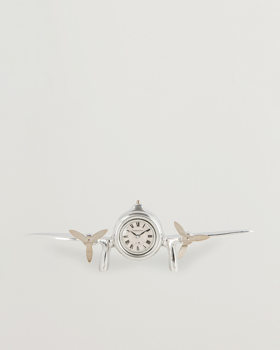 Homme | Décoration | Authentic Models | Art Deco Flight Clock Silver