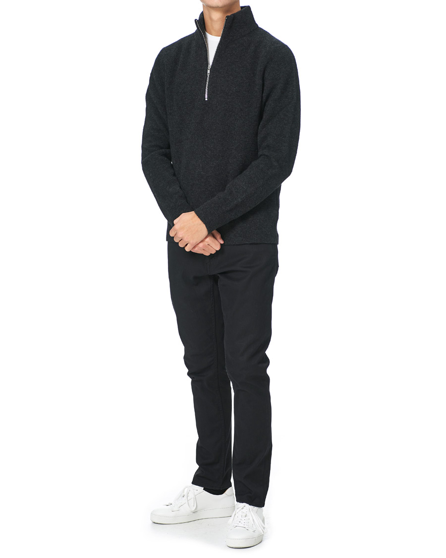 Homme | Pulls Et Tricots | Filippa K | Andrew Yak Sweater Charcoal Melange