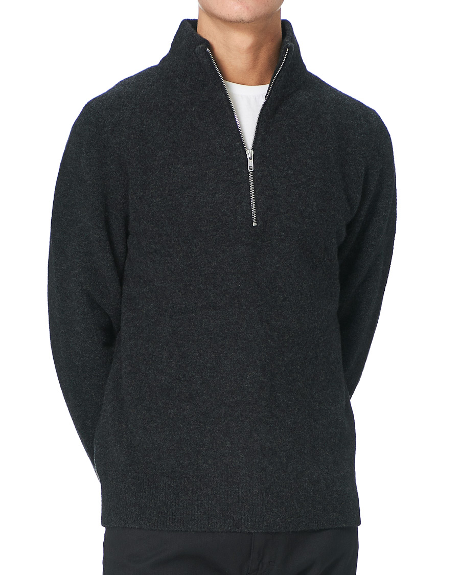 Homme | Pulls Et Tricots | Filippa K | Andrew Yak Sweater Charcoal Melange