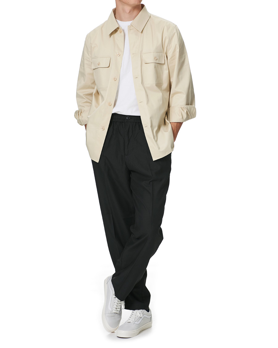 Homme | Chemises | Filippa K | Oscar Cotton Shirt Soft Beige
