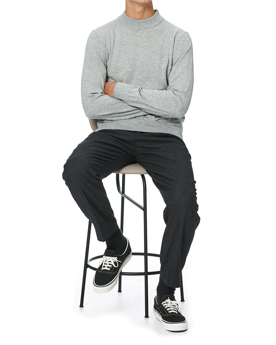 Homme | Pulls Et Tricots | Filippa K | Eli Sweater Light Grey Melange