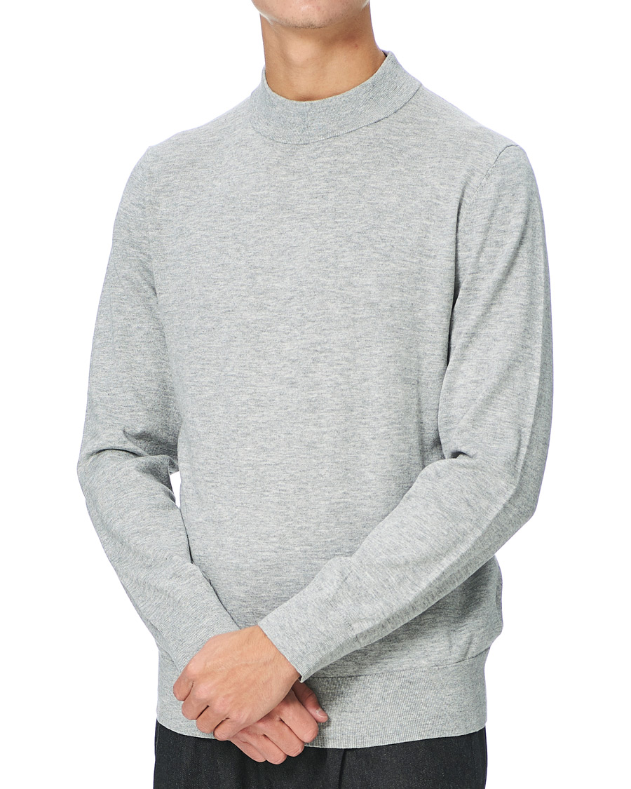 Homme | Pulls Et Tricots | Filippa K | Eli Sweater Light Grey Melange