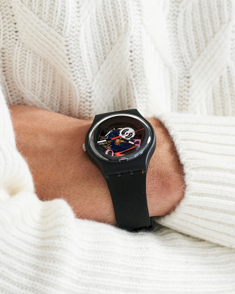 Homme | Swatch Black Lacquered Again | Swatch | Black Lacquered Again