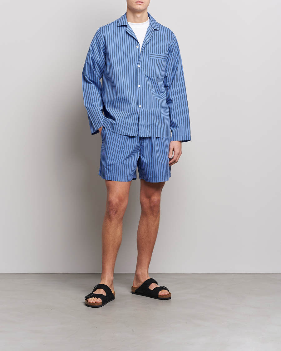 Homme | Tekla Poplin Pyjama Shirt Boro Stripes | Tekla | Poplin Pyjama Shirt Boro Stripes