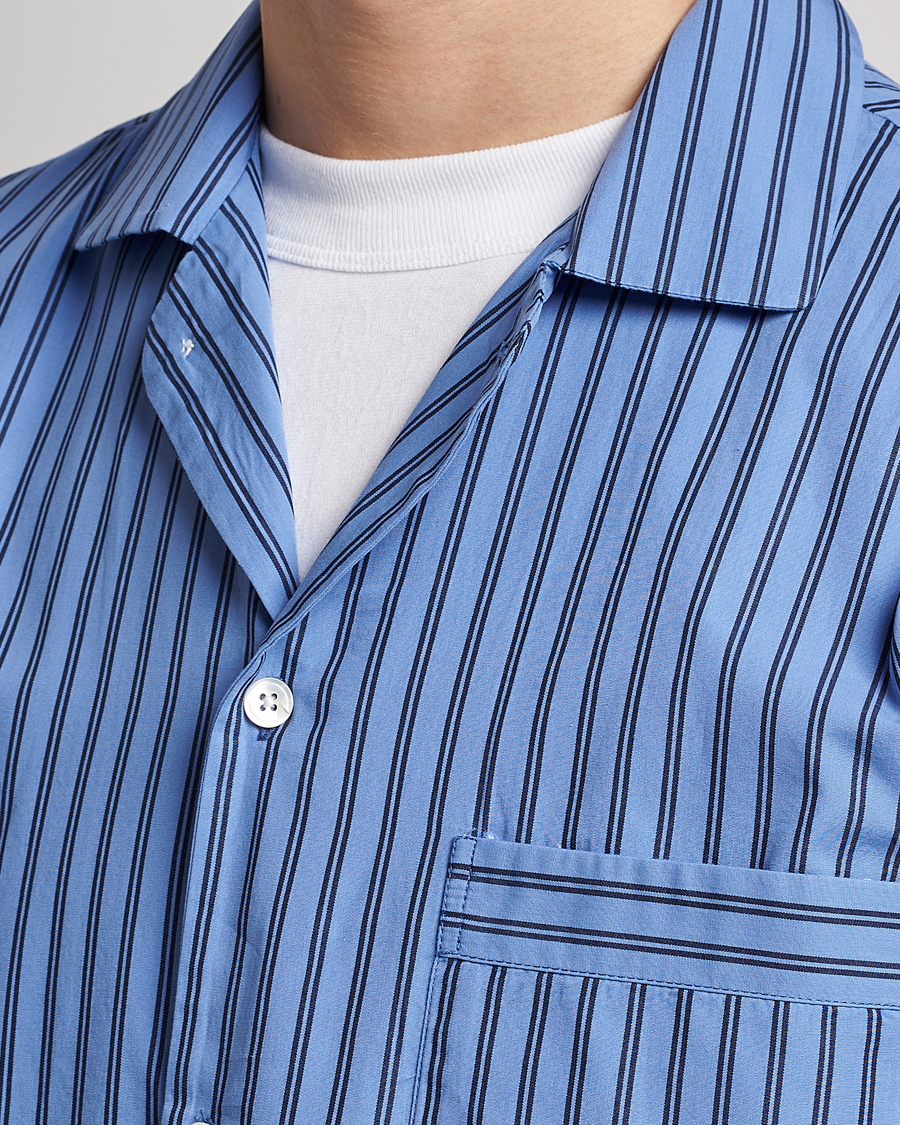 Homme | Tekla Poplin Pyjama Shirt Boro Stripes | Tekla | Poplin Pyjama Shirt Boro Stripes