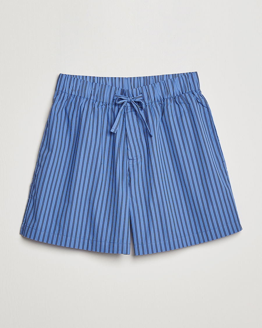 Heren | Pyjama's en gewaden | Tekla | Poplin Pyjama Shorts Boro Stripes