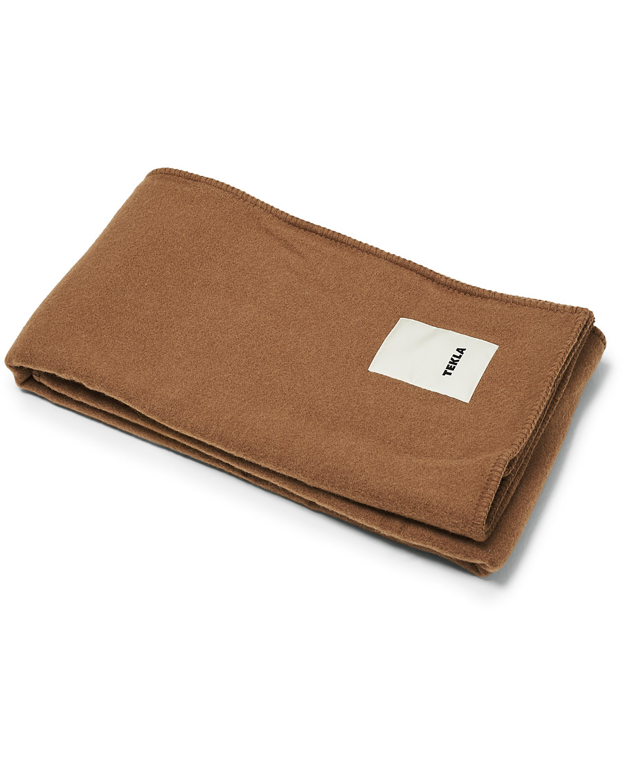 Homme | Tekla Pure New Wool Blanket Camel | Tekla | Pure New Wool Blanket Camel